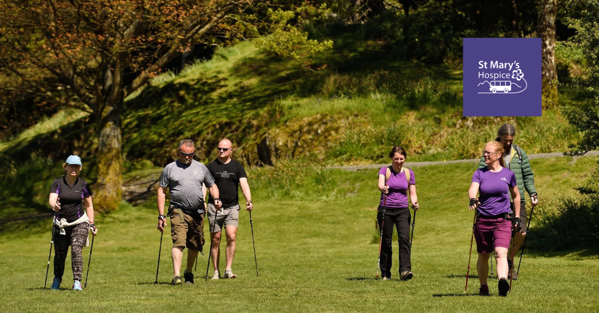 Nordic Walking at Wray Castle at Wray Castle