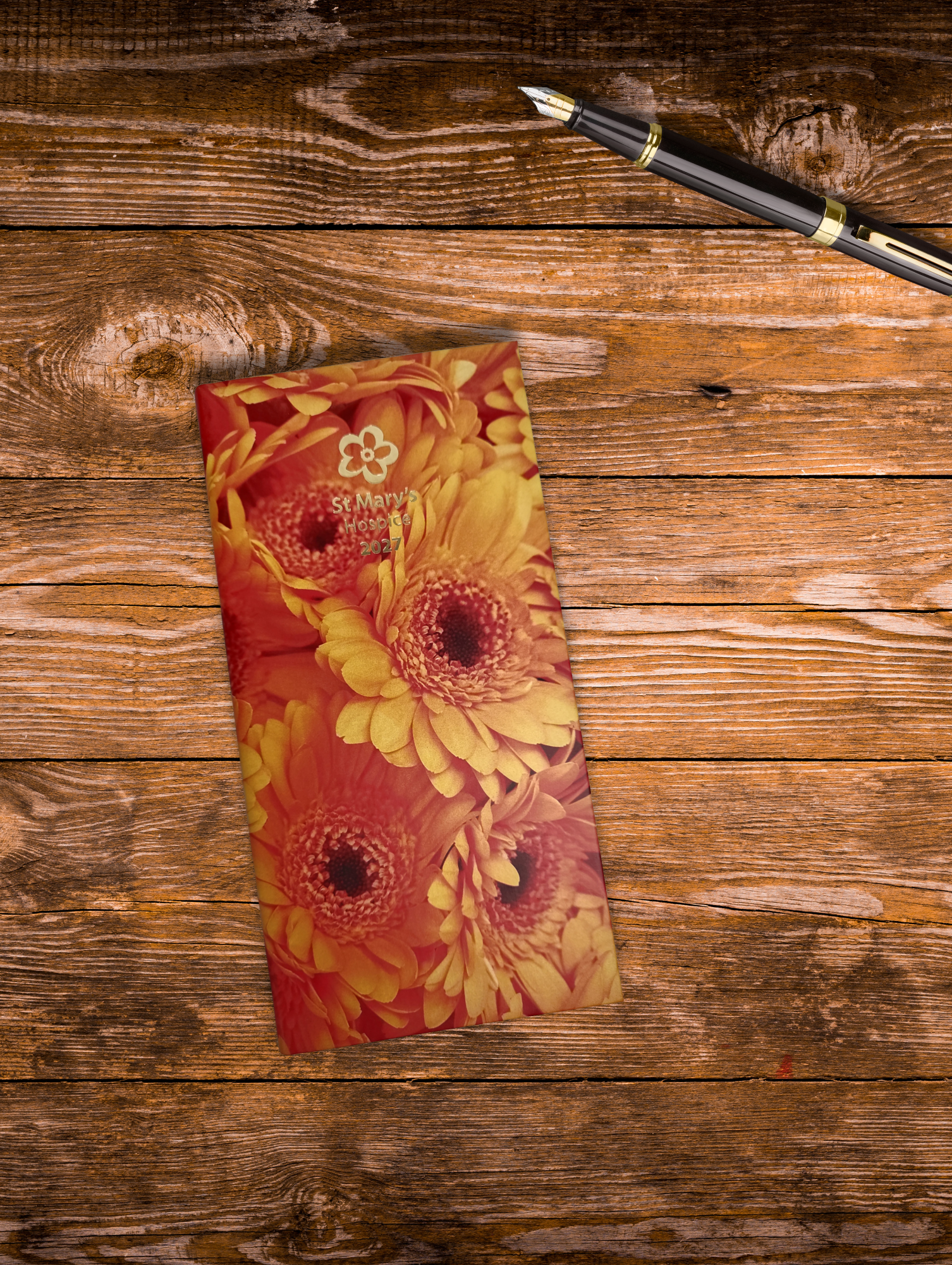 St Mary's Hospice Orange Gerbera 2027 Diary