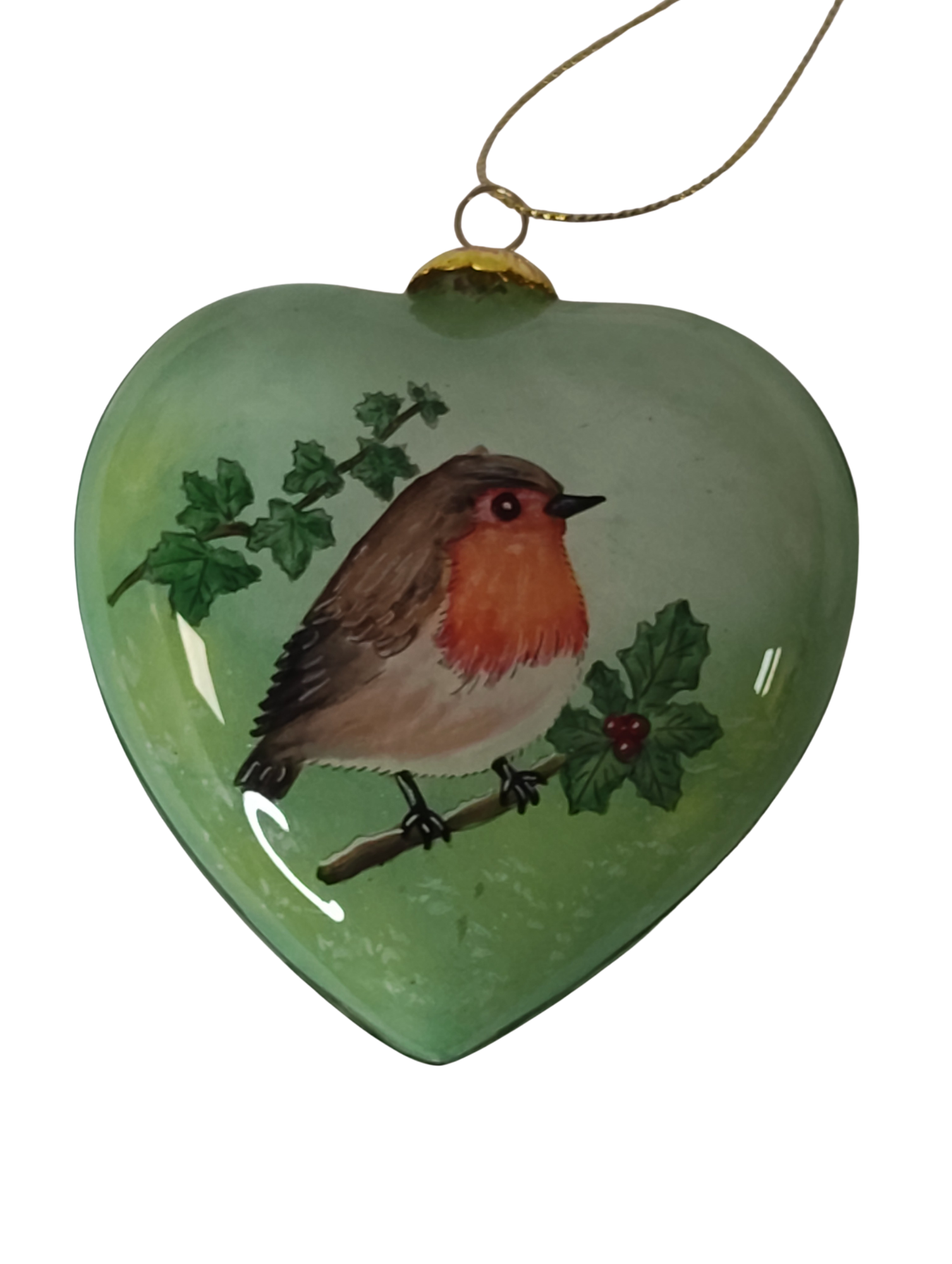 Exclusive Limited Edition St Mary's Hospice Red Red Robin Bauble 2026 - Image 2