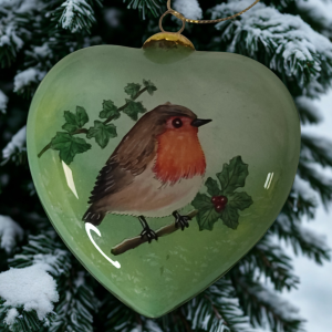 Exclusive Limited Edition St Mary's Hospice Red Red Robin Bauble 2026